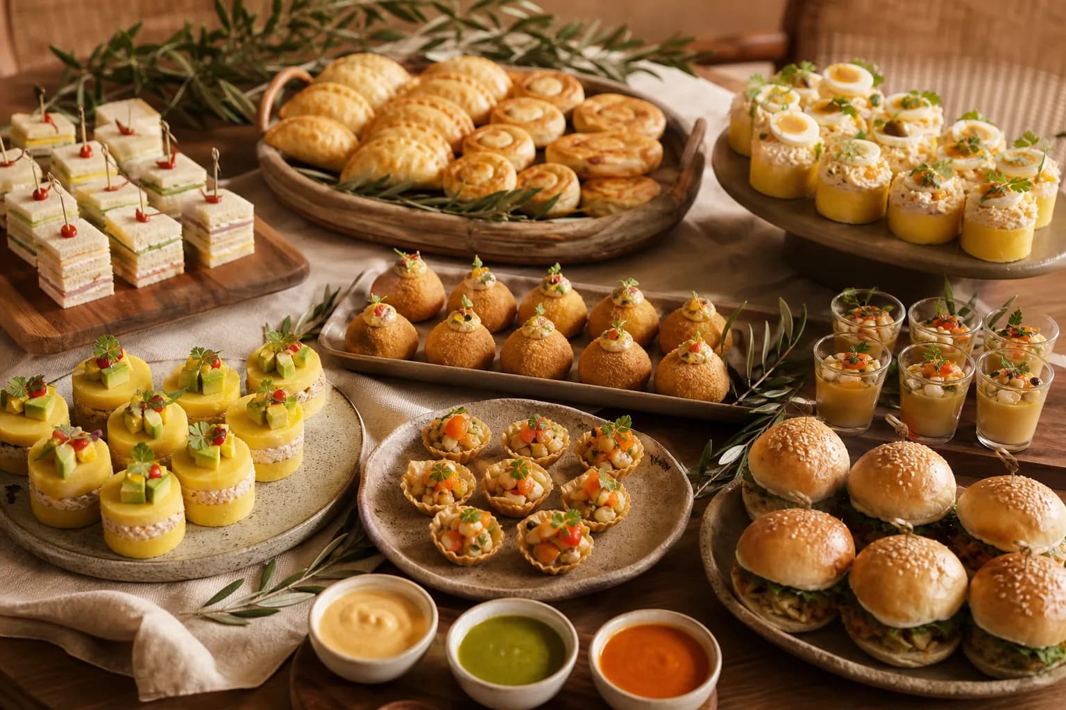 Mesa de catering de La Gringa